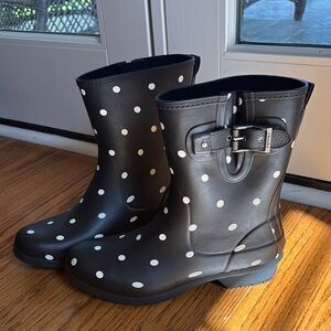 Polka Dot Rain Boots